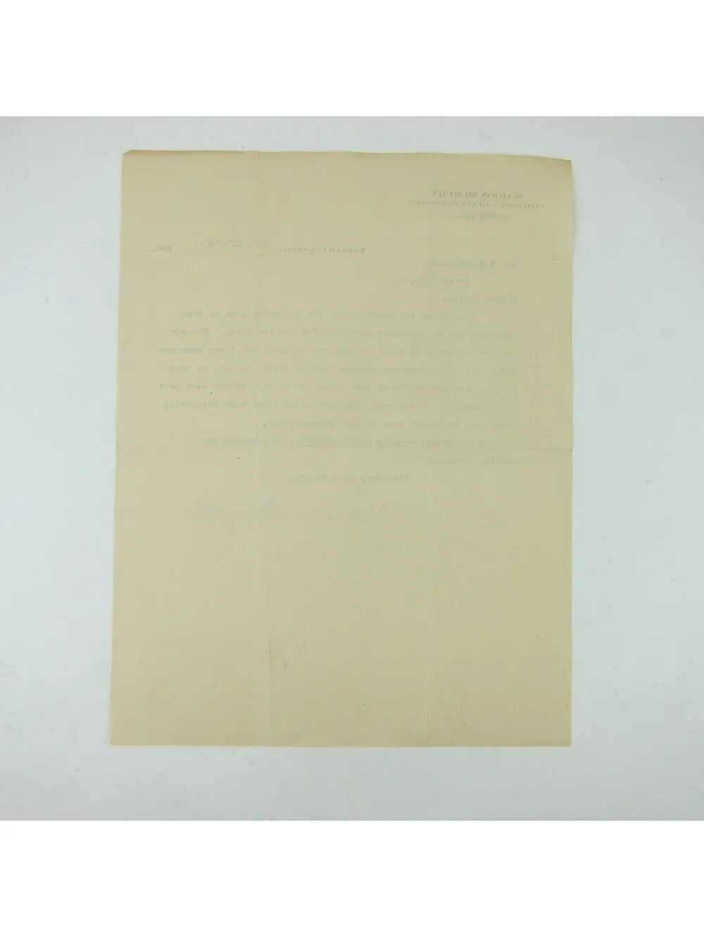 Letterhead Marion Murphy Clothier Versailles Ohio to W.H. Williams Antique 1910